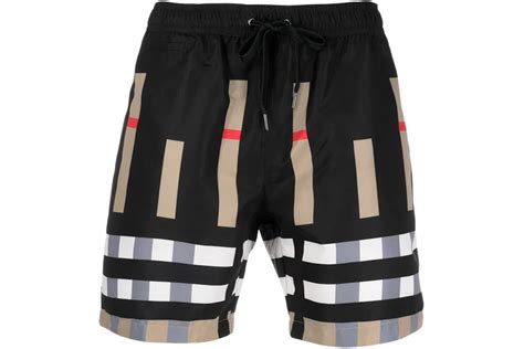 Check Swim Shorts in Archive beige 